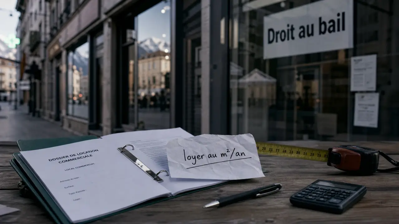 local commercial grenoble : loyers, quartiers et droit au bail