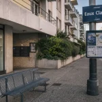 quartier des eaux claires à Grenoble, rue résidentielle calme