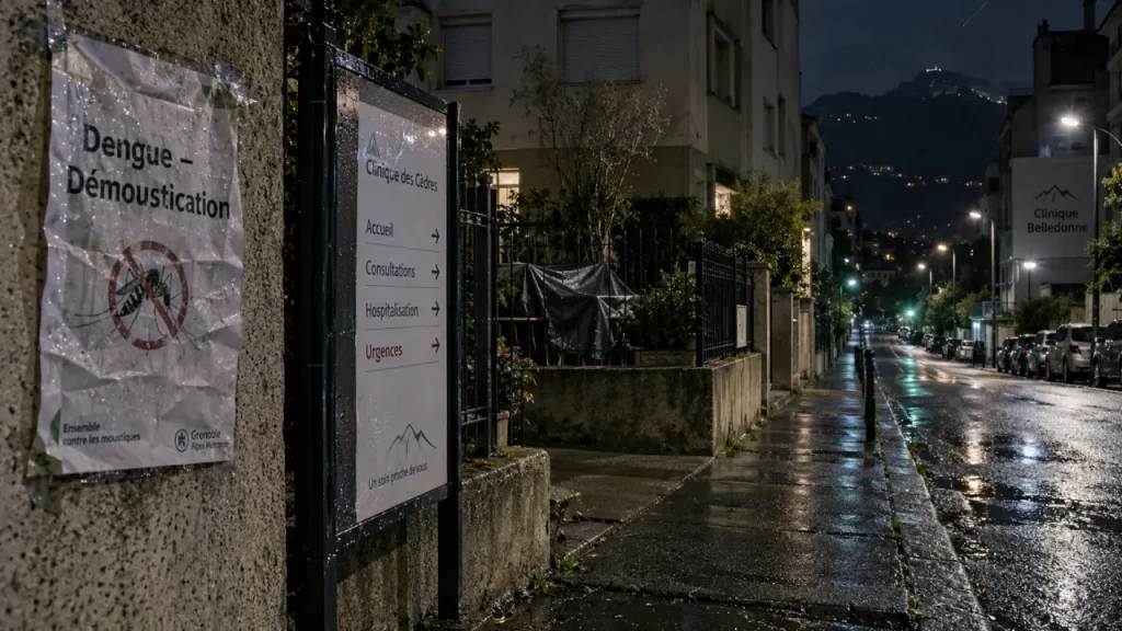 Dengue à Grenoble : démoustication cette nuit près de la clinique mutualiste