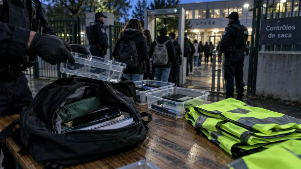 Échirolles : des contrôles de sacs au lycée Marie-Curie
