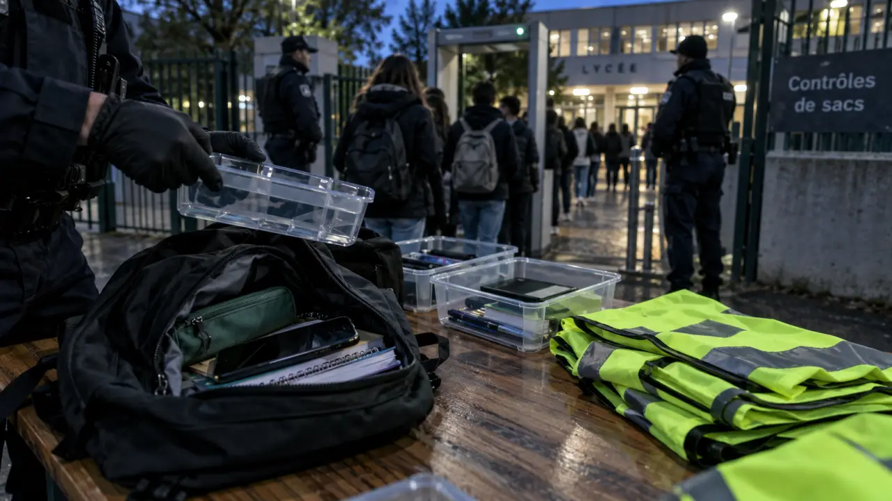 Échirolles : des contrôles de sacs au lycée Marie-Curie