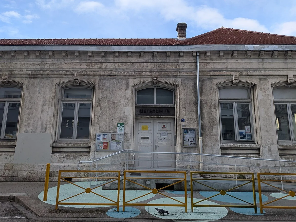 L’école maternelle Jean Jaurès, voisine de l’école primaire.