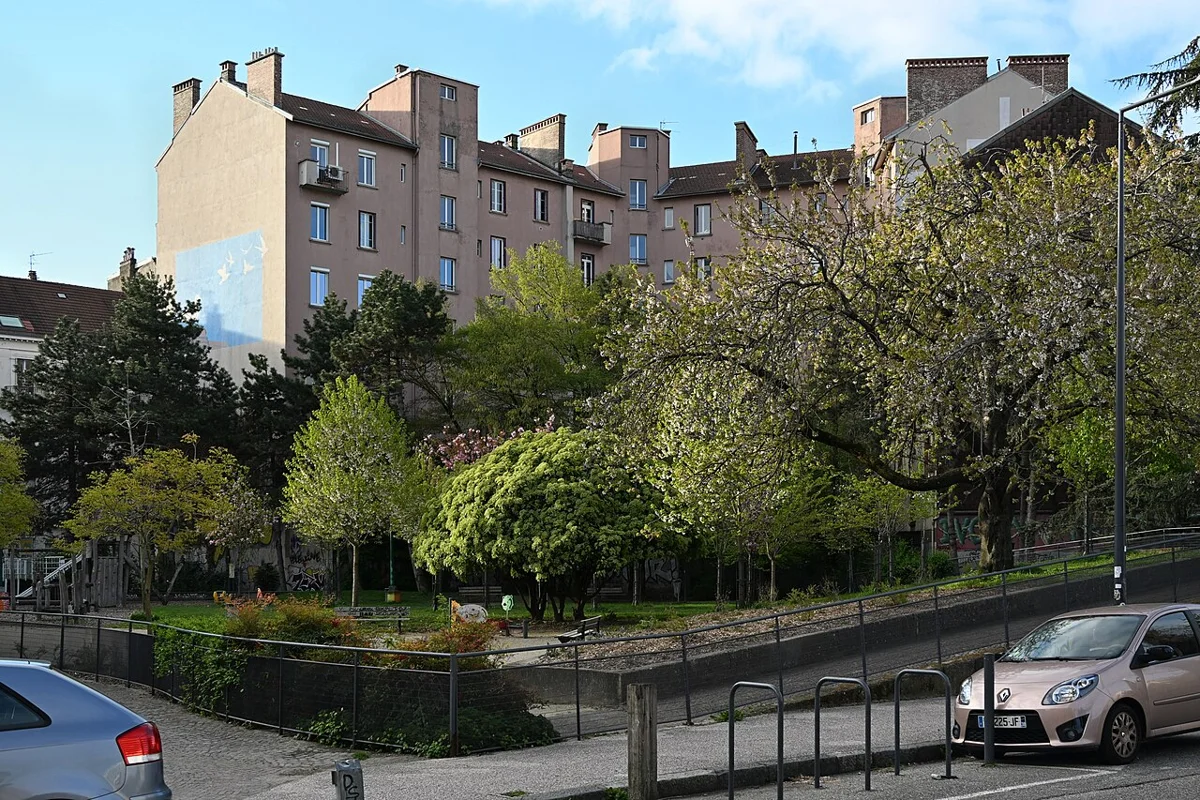 Le square Roger-Genin, repère près de l’école Anthoard.