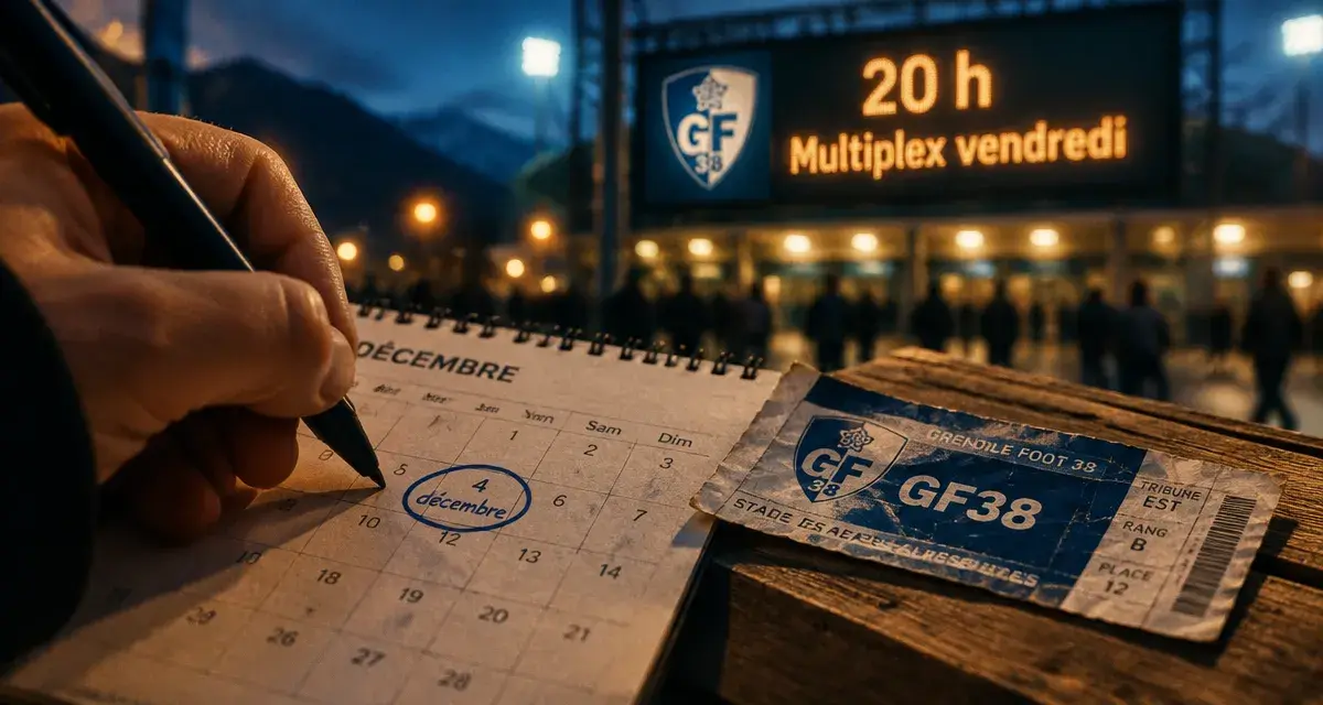 GF38 - Guingamp : coup d’envoi le vendredi 4 décembre à 20 heures