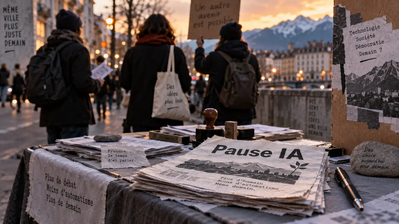 Grenoble : une action rue Félix-Poulat sur les risques de perte de contrôle