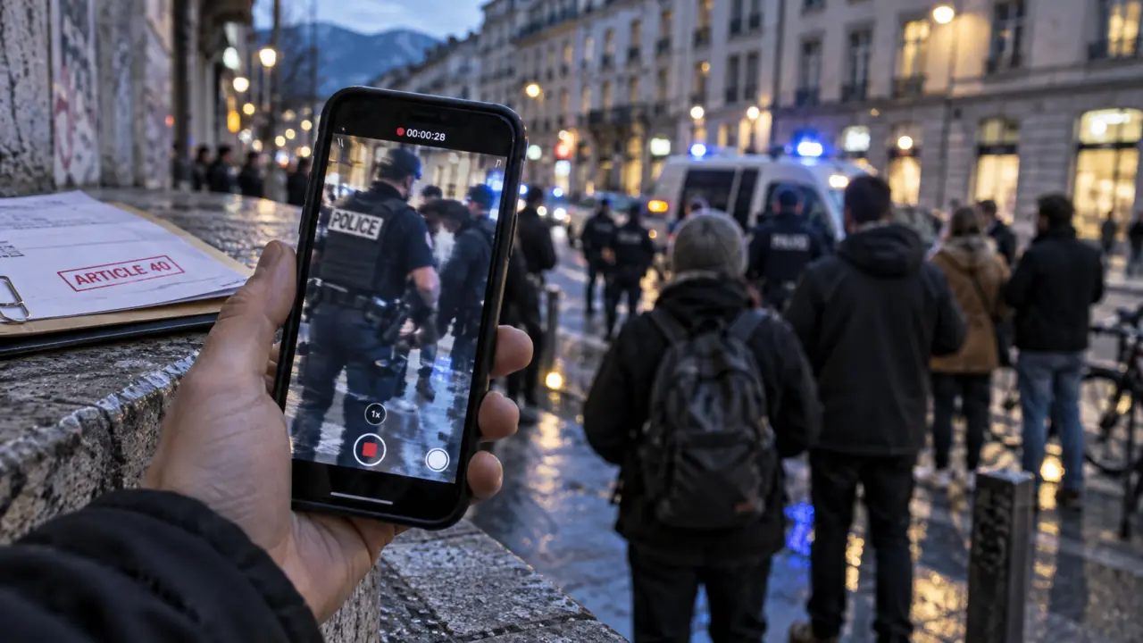 Grenoble : Allan Brunon saisit le procureur après une vidéo impliquant un policier