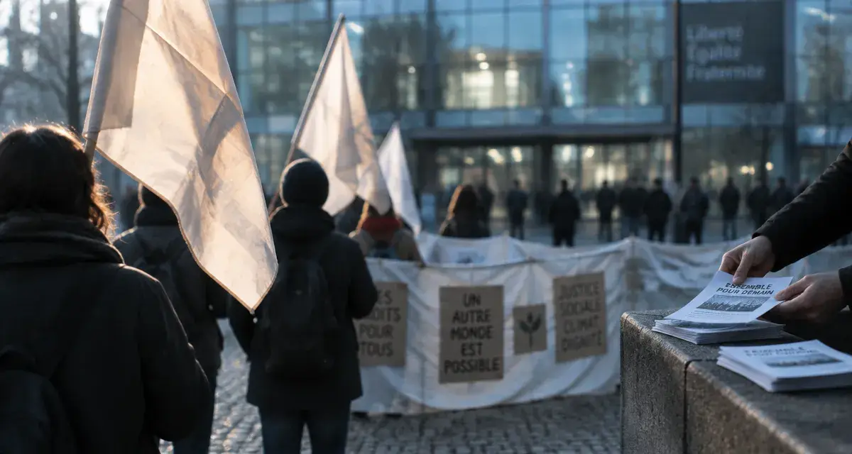 Grenoble : un collectif proteste contre des entreprises au forum de l’Ensimag