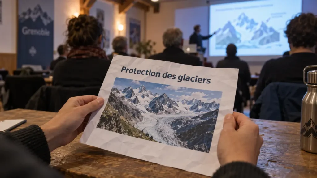À Grenoble, une conférence sur la protection collective des glaciers