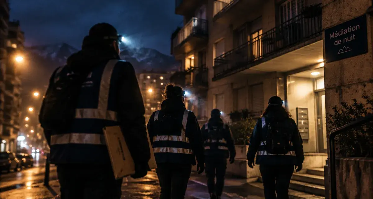 À Grenoble, les correspondants de nuit mobilisés pour préserver leur mission