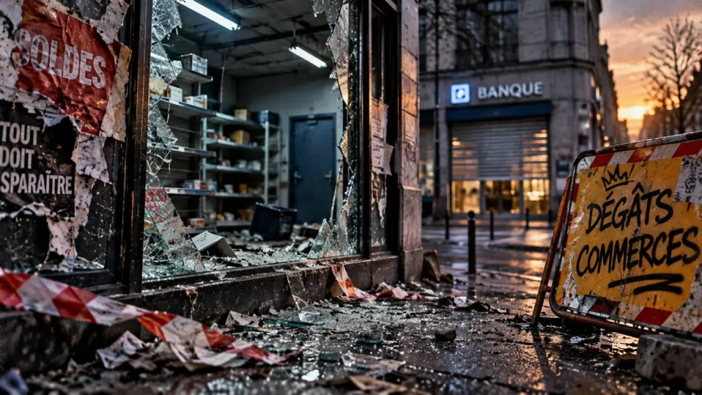 Grenoble : une trentaine de commerces et agences bancaires touchés par les émeutes
