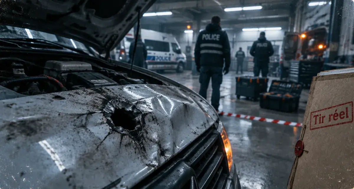 Grenoble : un fourgon de police touché par un tir à balle réelle