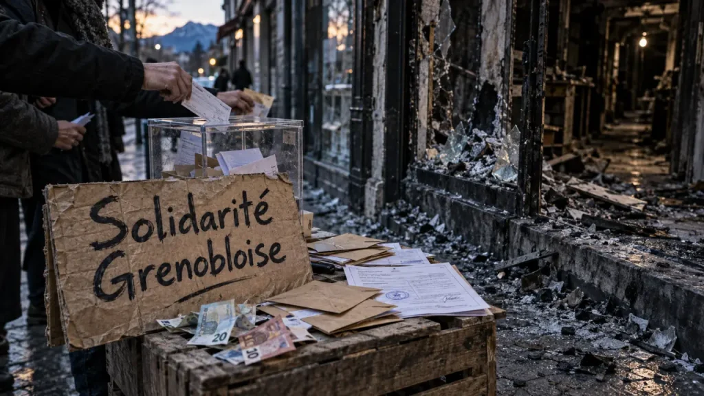 À Grenoble, la solidarité s’organise après l’incendie du magasin Fêt’à Fête