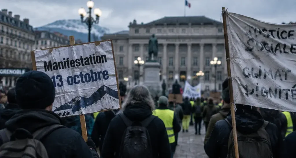 À Grenoble, la manifestation du 13 octobre s’est achevée place de Verdun