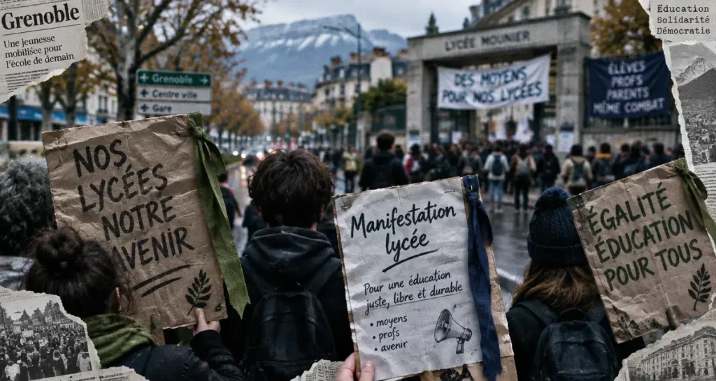 À Grenoble, deux manifestations prévues mardi et jeudi avec les lycéens