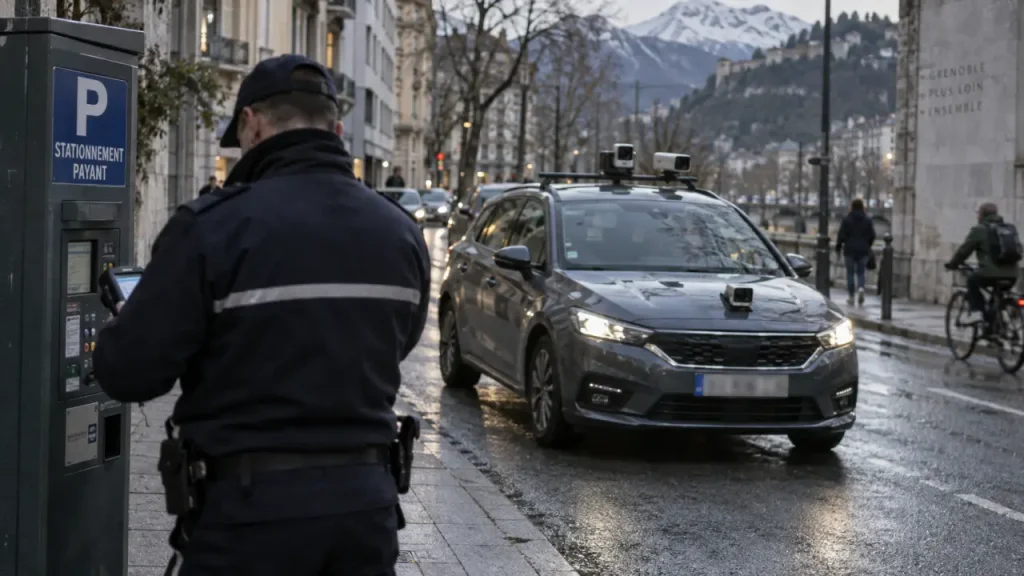Grenoble : deux voitures à caméras contrôlent le stationnement payant