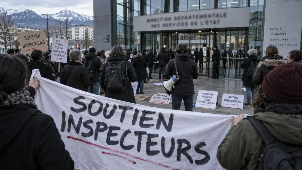 À Grenoble, une grève soutient deux inspecteurs du travail visés par une procédure
