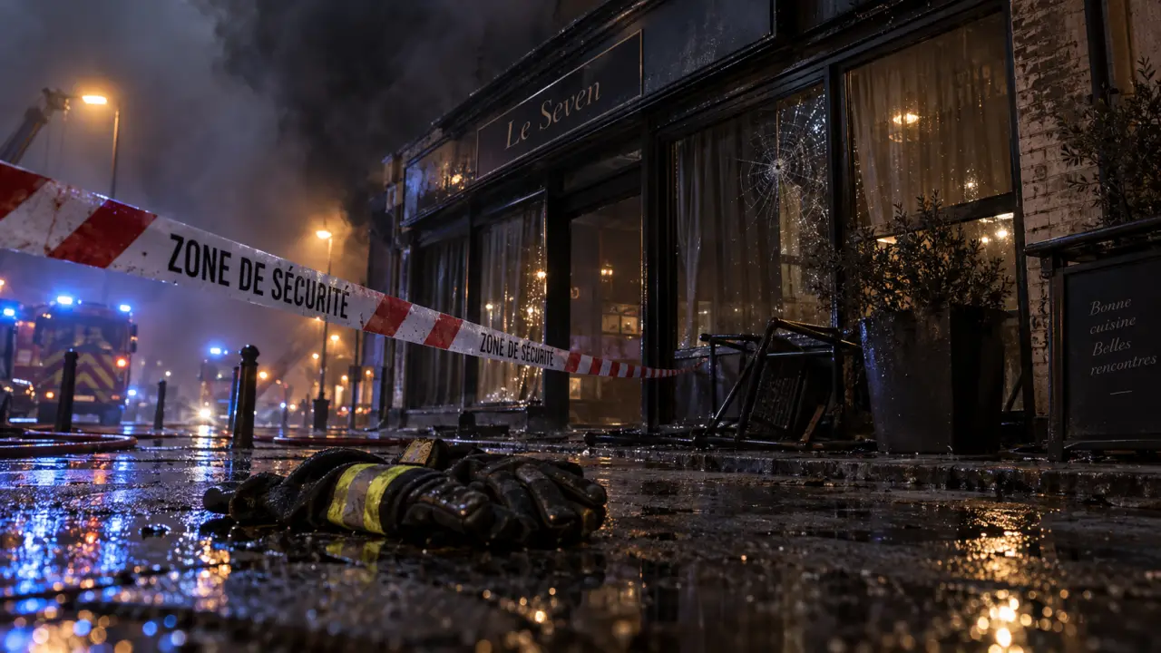 Incendie au restaurant Le Seven à l'Esplanade