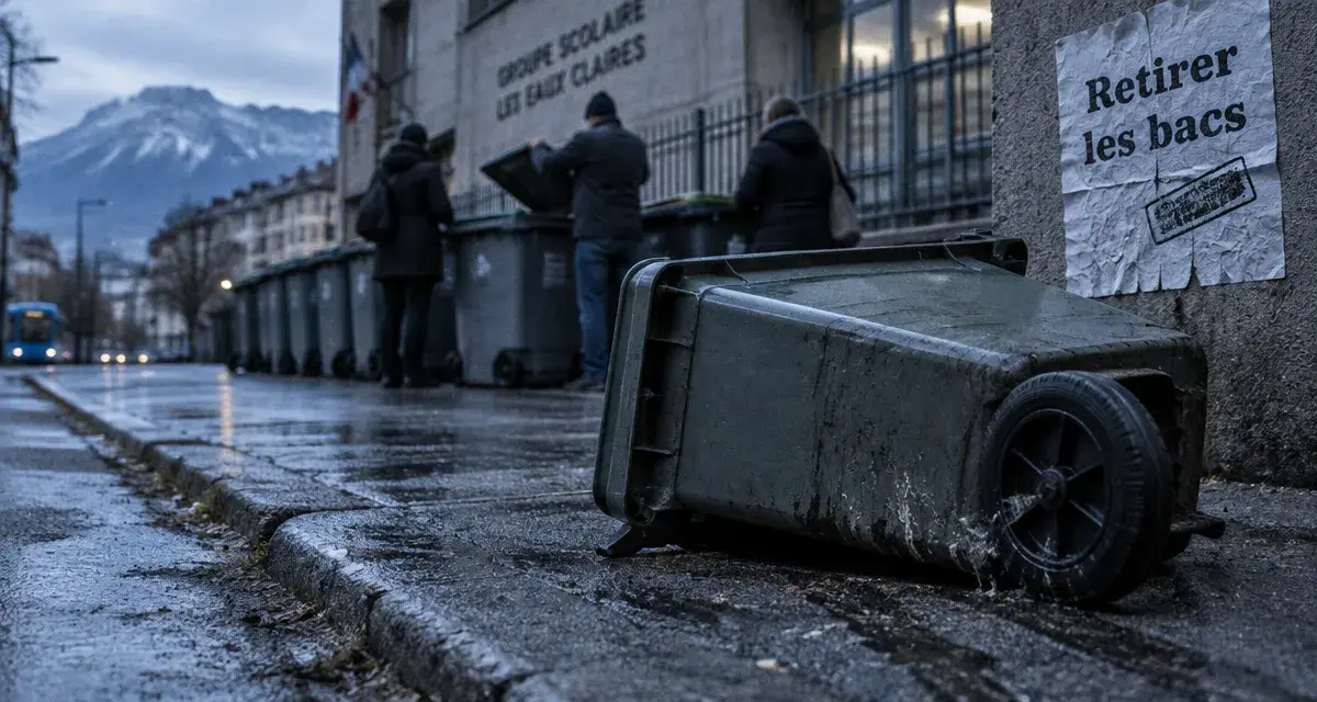 Manifestations : la Métro demande de retirer les bacs de l’espace public