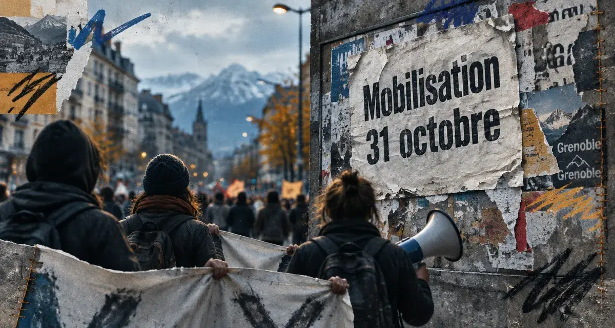 Mobilisation du 31 octobre à Grenoble : parcours, horaires et interdictions