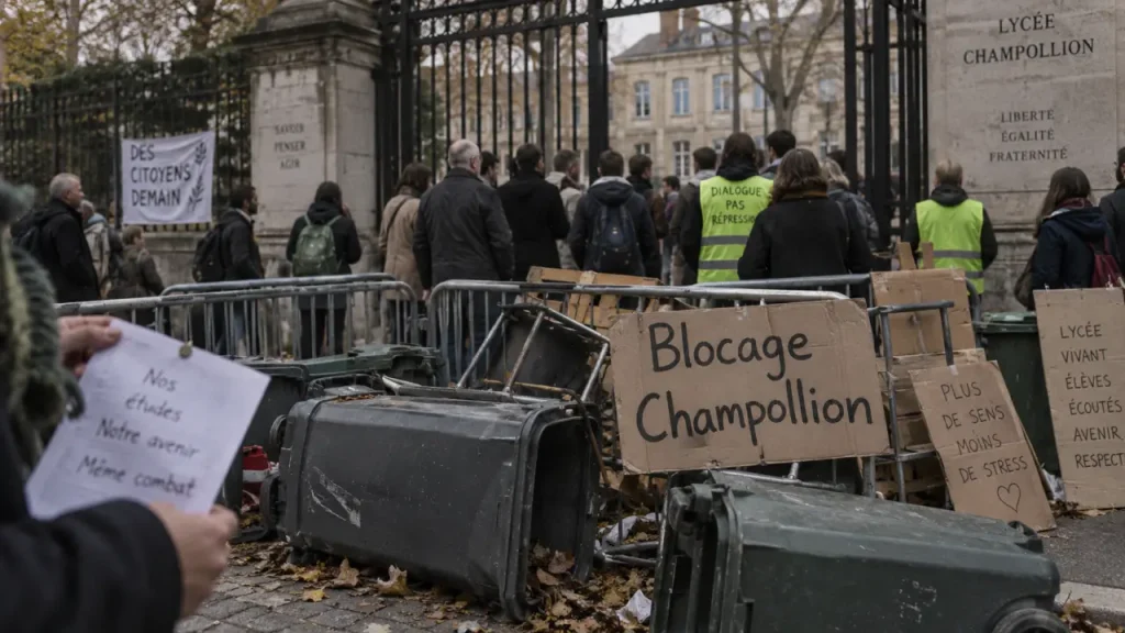 Mobilisation lycéenne : le lycée Champollion bloqué ce mercredi à Grenoble