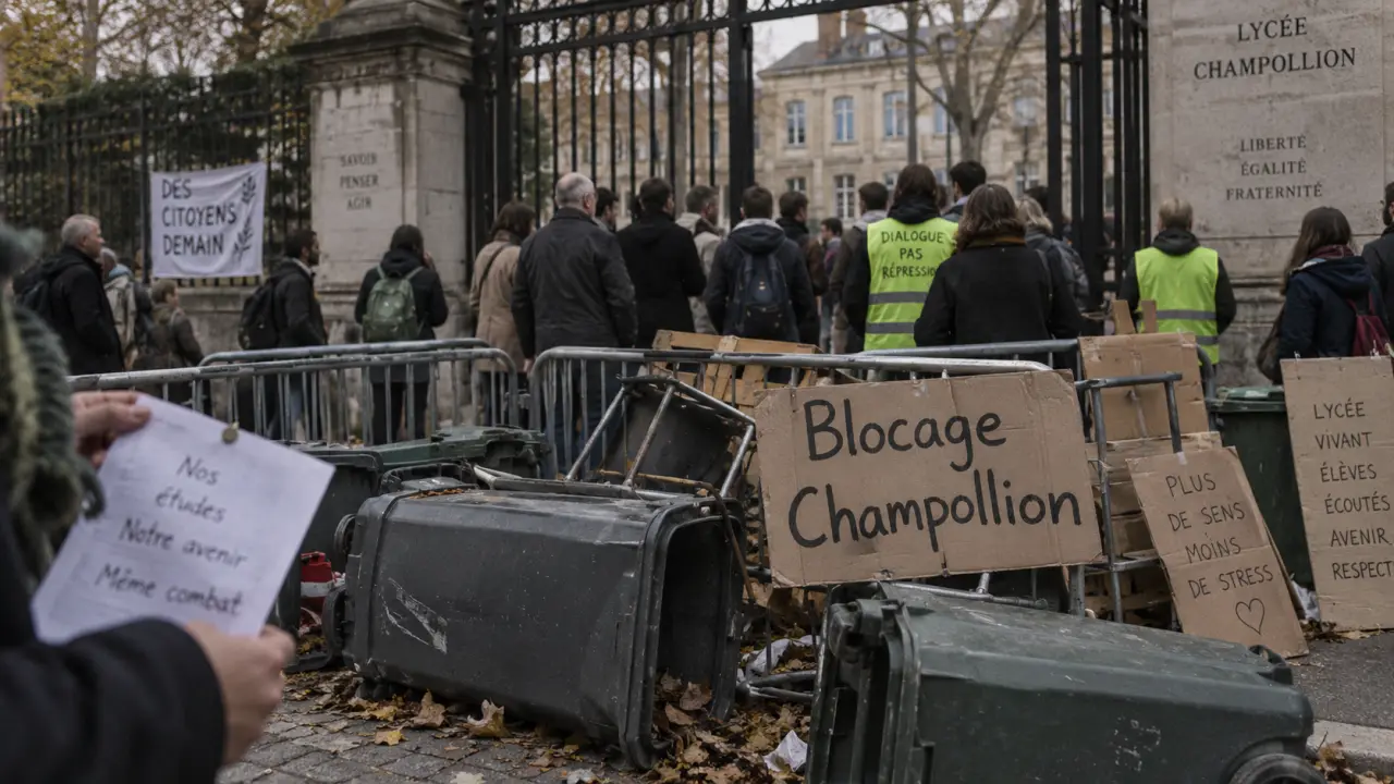 Mobilisation lycéenne : le lycée Champollion bloqué ce mercredi à Grenoble