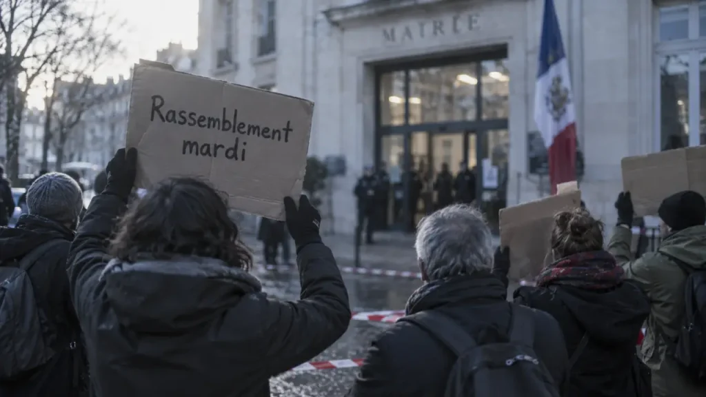 Un rassemblement annoncé mardi matin devant l’hôtel de ville de Grenoble