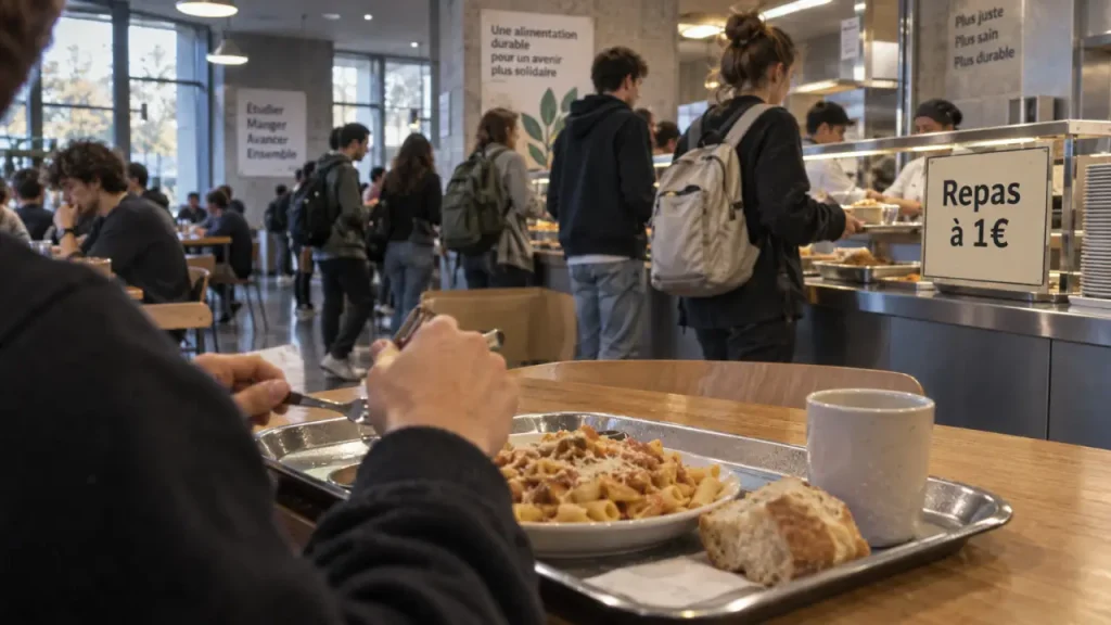 Repas à 1 € : fréquentation en hausse de 30 % au Crous Grenoble Alpes