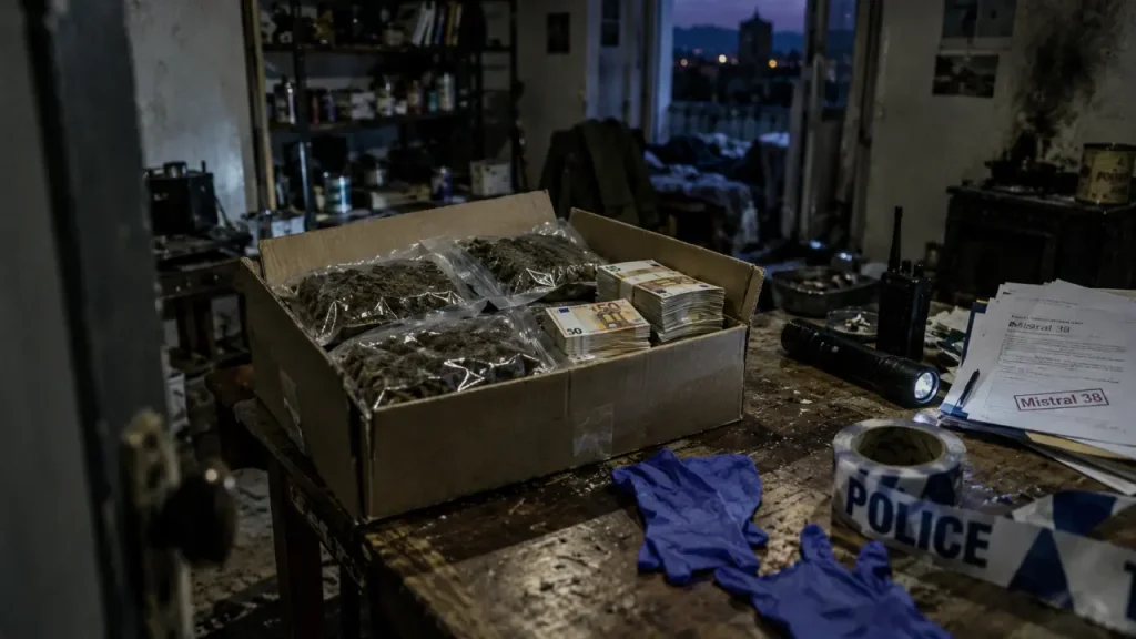 Plus de 150 kilos de cannabis saisis, onze suspects interpellés à Grenoble