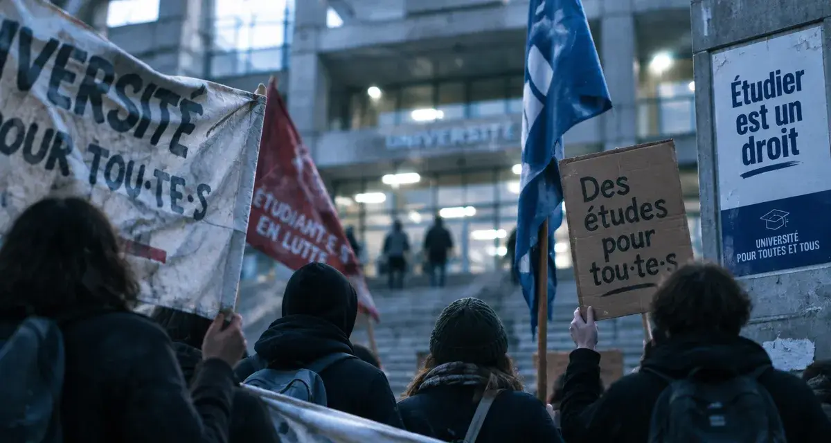 Les sans-facs se mobilisent à l’UGA pour la rentrée 2026