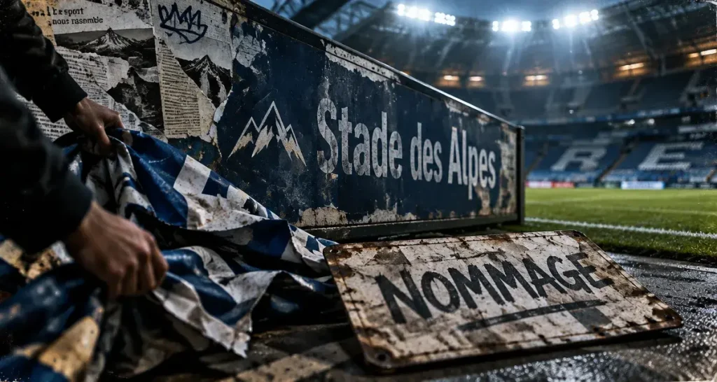 Stade des Alpes : la perspective d'un naming suscite l'opposition des supporters