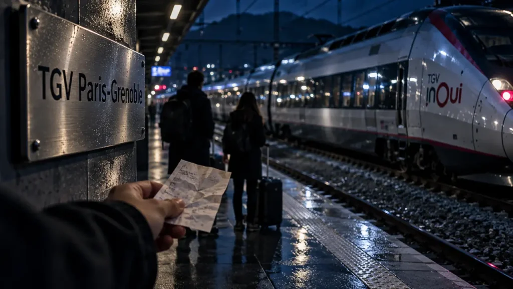 TGV Paris-Grenoble : deux trains directs retirés en semaine jusqu’en décembre