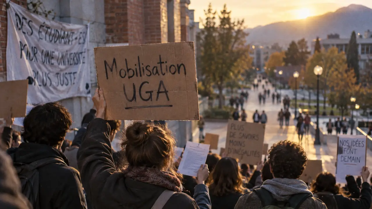 À l’UGA, les étudiants prolongent leur mobilisation après le 8 octobre
